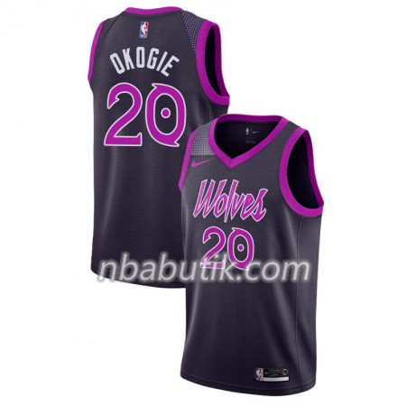 NBA Mænd Trøje Minnesota Timberwolves Josh Okogie 29 2018-19 Nike City Edition Lilla Swingman NBA Mænd Trøje Minnesota Timberwolves Josh Okogie 29 2018-19 Nike City Edition Lilla Swingman